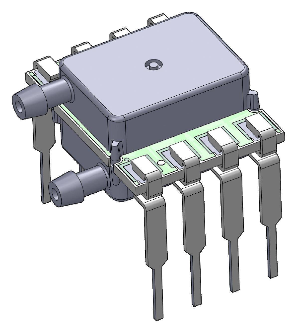 ELVH-M500D-HRRD-I-N2A4 PRESSURE SENSOR, 500MBAR, DIFF, I2C AMPHENOL ALL SENSORS