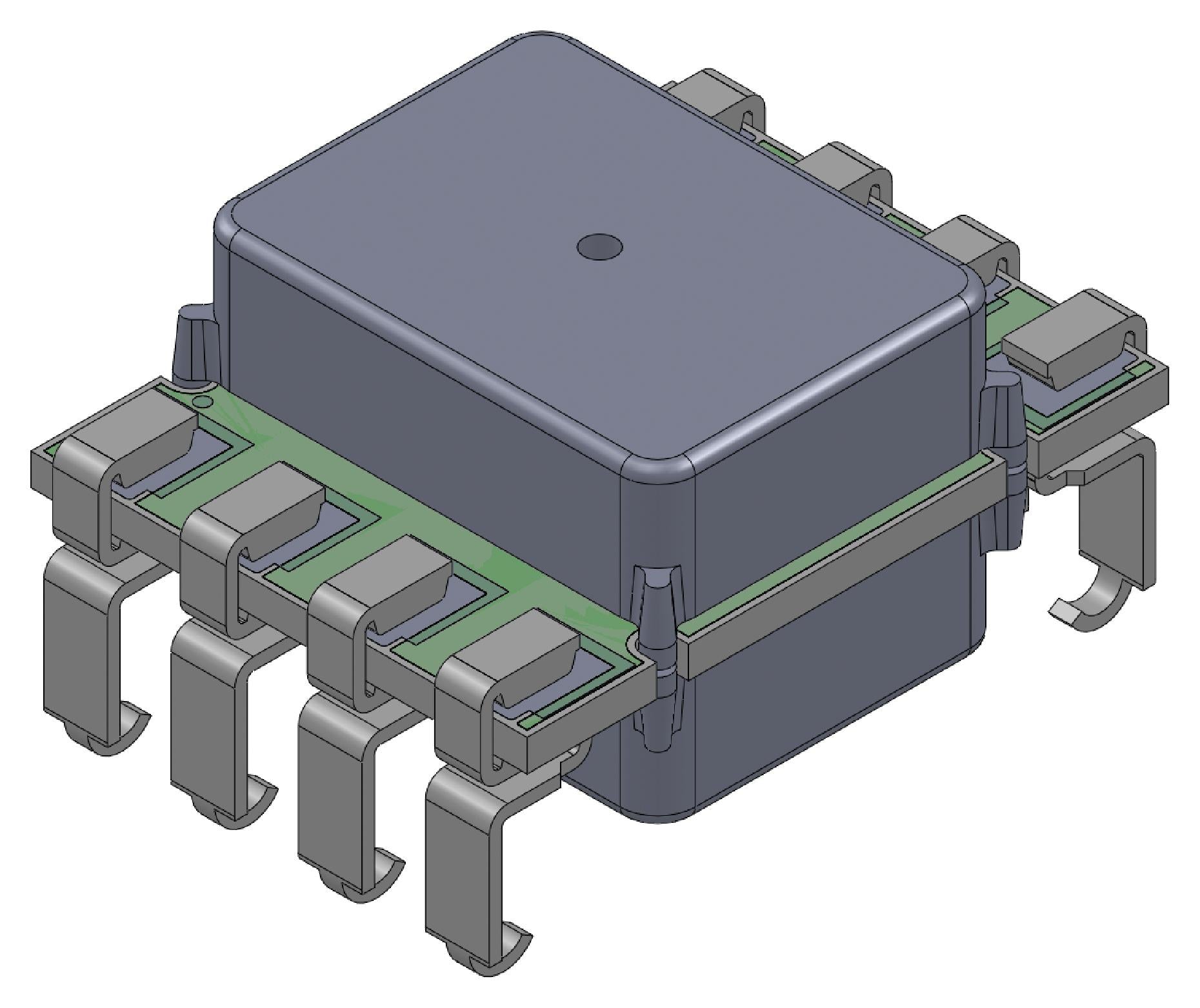 ELVH-L02G-HNNJ-I-N2A4 PRESSURE SENSOR, 2"-H2O, GAUGE, I2C AMPHENOL ALL SENSORS