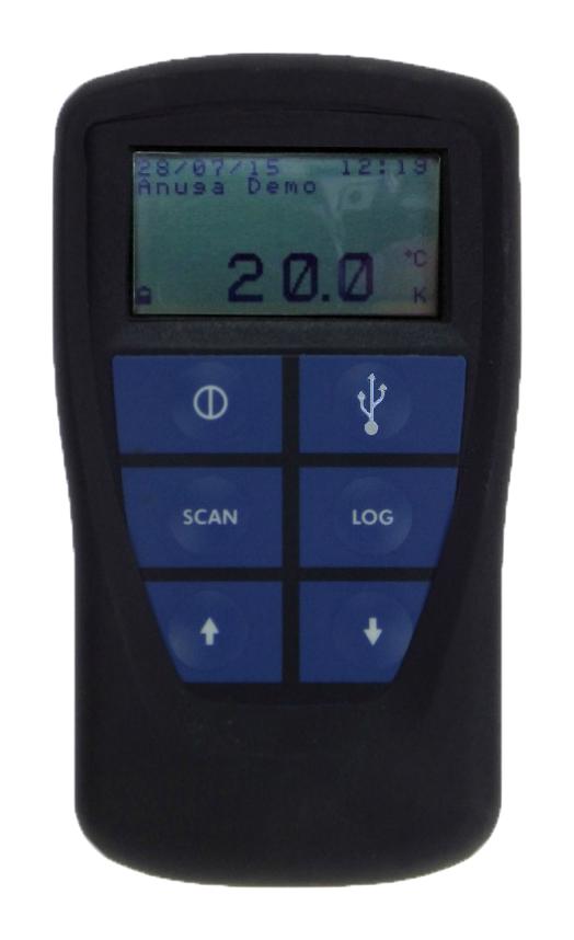 MM7105-2D THERMOBARSCAN THERMOMETER, 0 TO 1767DEGC TME