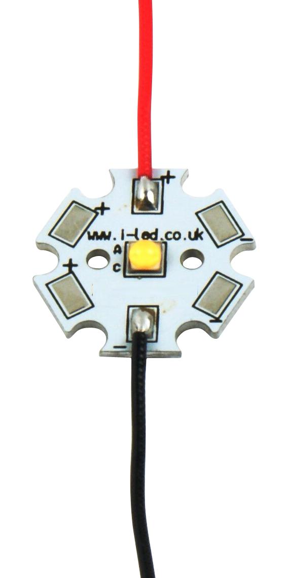 ILH-SG01-SIRE-SC221-WIR200. LED MODULE, RED, STAR, 61LM, 625NM INTELLIGENT LED SOLUTIONS