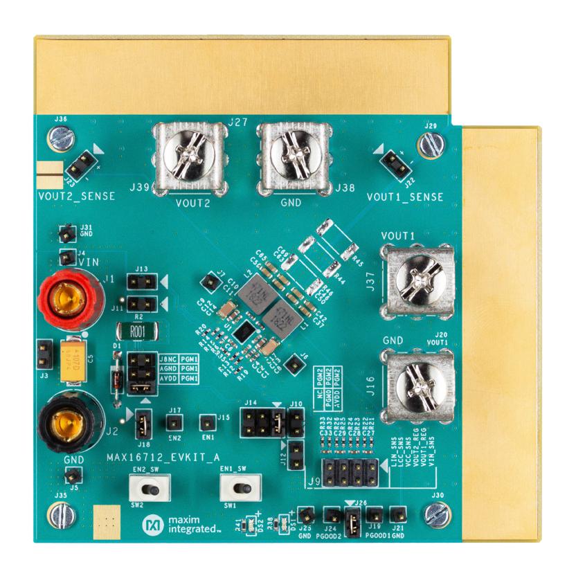 MAX16712EVKIT# EVAL KIT, STEP DOWN SWITCHING REGULATOR MAXIM INTEGRATED / ANALOG DEVICES