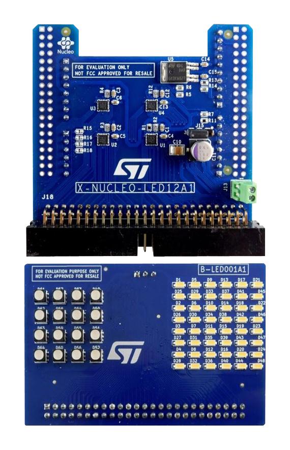 X-NUCLEO-LED12A1 EXPANSION BOARD, STM32 NUCLEO BOARD STMICROELECTRONICS