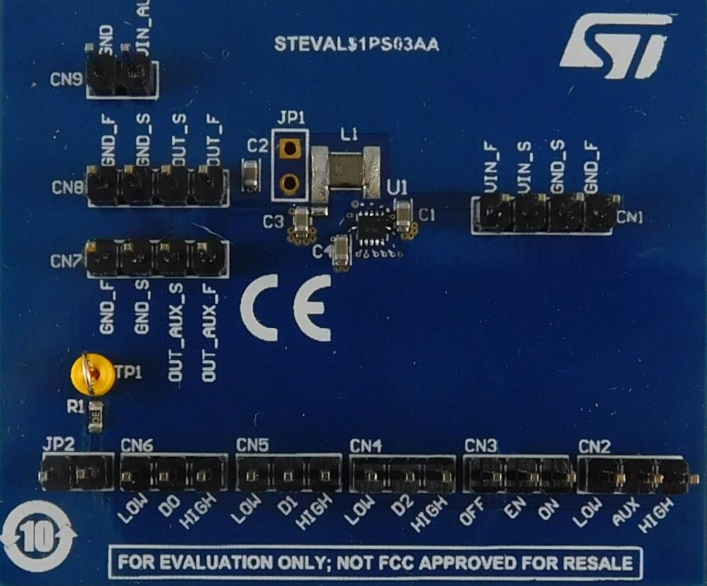 STEVAL-1PS03A EVAL BOARD, SYNC STEP DOWN CONVERTER STMICROELECTRONICS