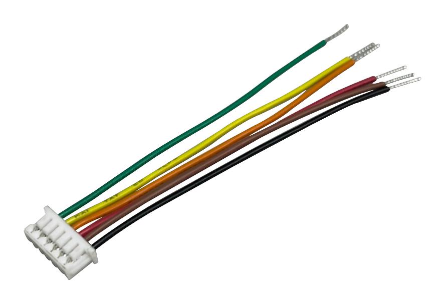 MP008747 CABLE ASSY, 6P RCPT-FREE END, 50MM MULTICOMP PRO