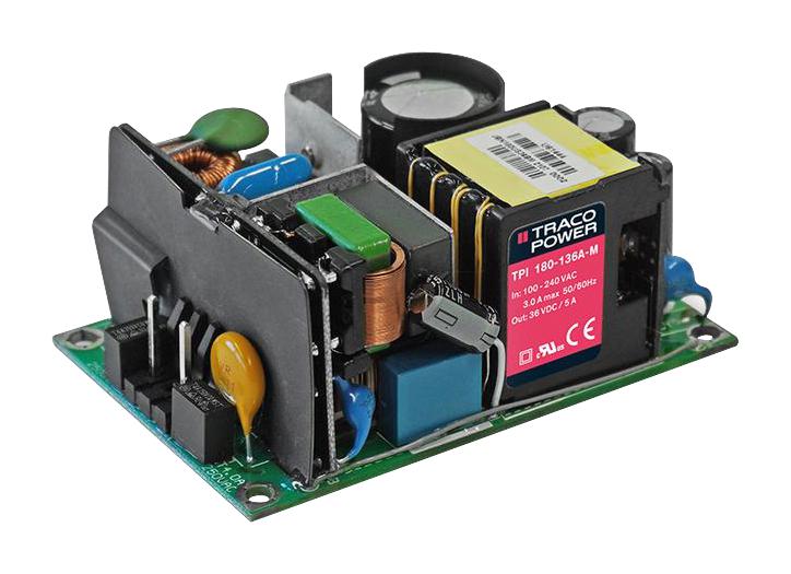 TPI 180-136A-M POWER SUPPLY, AC-DC, 36V, 5A TRACO POWER