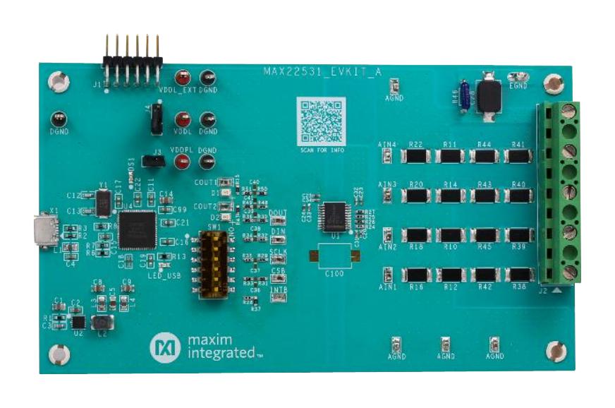 MAX22531EVKIT# EVAL KIT, SUCCESSIVE APPROXIMATION ADC MAXIM INTEGRATED / ANALOG DEVICES