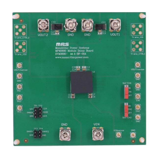 EVM3690-30A-BF-00A EVAL BOARD, SYNCHRONOUS STEP-DOWN MODULE MONOLITHIC POWER SYSTEMS (MPS)