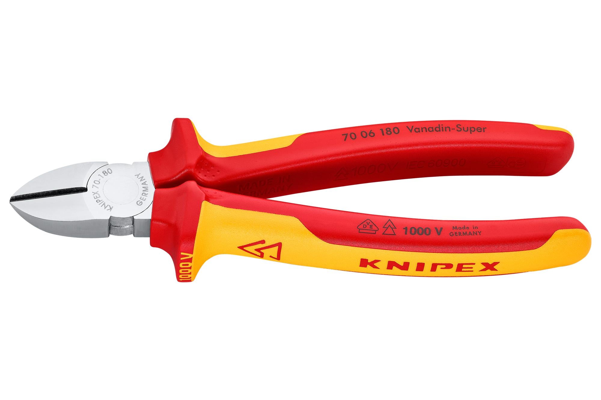 70 06 180 CUTTER, SIDE, VDE KNIPEX