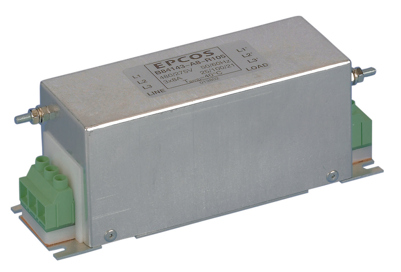 B84143A0025R105 FILTER, 3 PHASE, 25A, 480V EPCOS