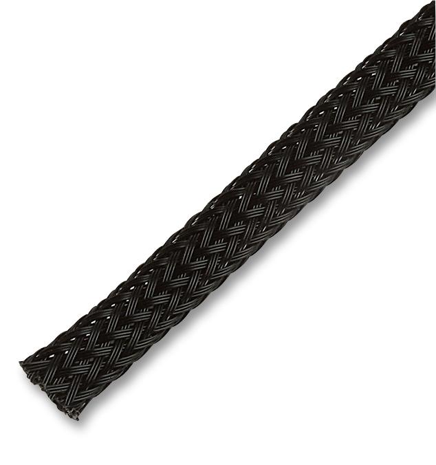 PA668BK100C SLEEVING, BRAID, 100M MULTICOMP PRO