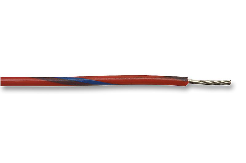 MP005380 HOOK-UP WIRE, 1.55MM, BLUE/RED, 100M MULTICOMP PRO