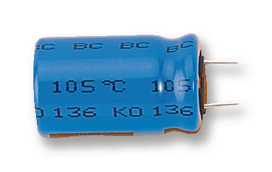 MAL213665471E3 CAP, 470µF, 16V, 20%, THROUGH HOLE VISHAY