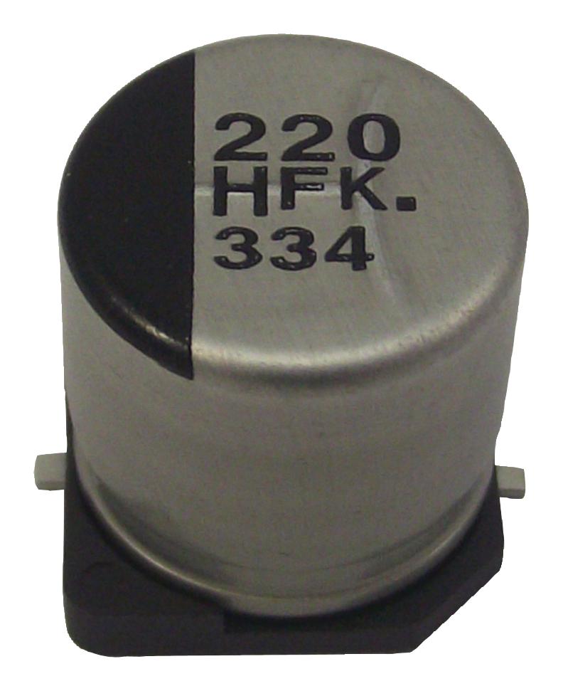 EEEFK2A221AM CAP, 220µF, 100V, RADIAL, SMD PANASONIC