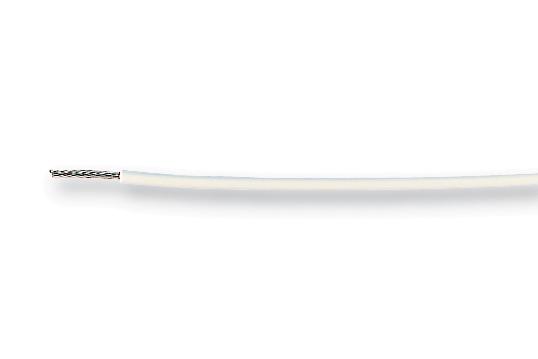55A1111-22-9-9 HOOK-UP WIRE, 22AWG, WHITE, 100M RAYCHEM - TE CONNECTIVITY