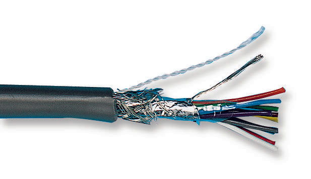 6306 SL001. CABLE, 24AWG, 6 CORE, SLATE, 304.8M ALPHA WIRE