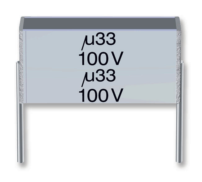 B32562J3105K000 CAP, 1µF, 250V, 10%, PET, THROUGH HOLE EPCOS