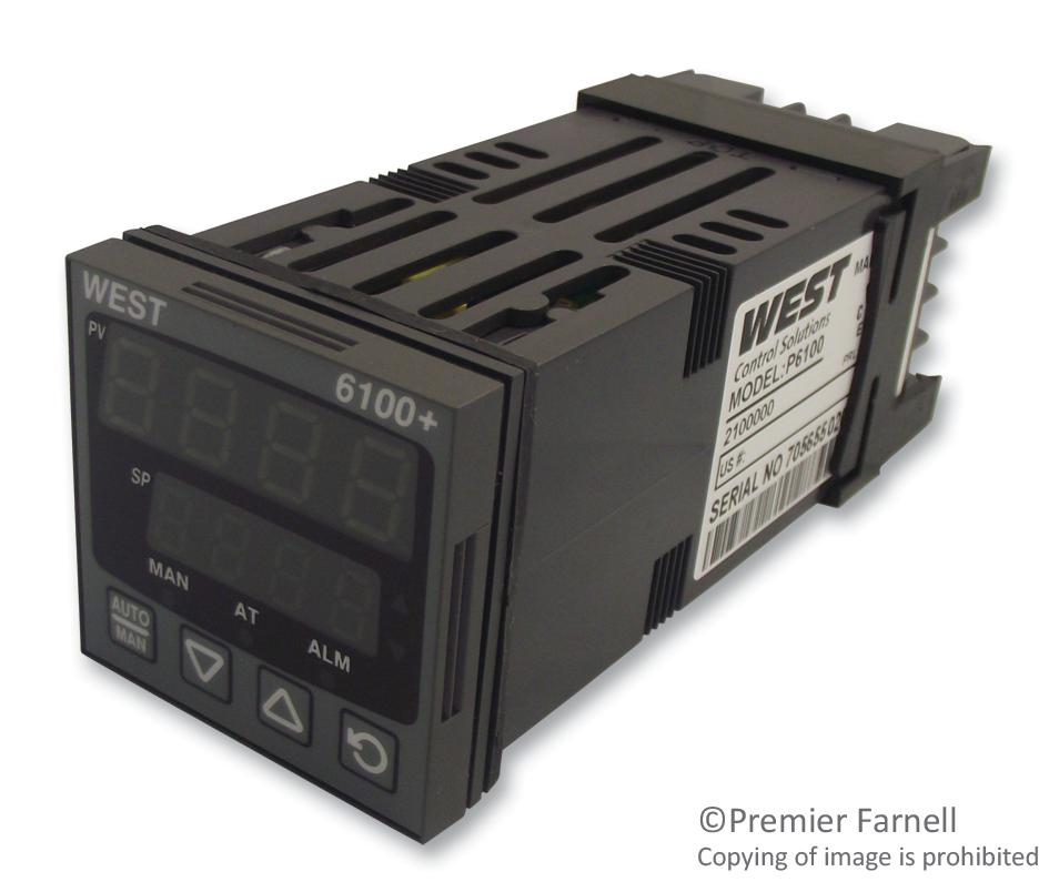 P6100Z2100-00-0 TEMPERATURE CONTROLLER, RELAY WEST INSTRUMENTS