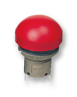 76-9450/439088R SWITCH, RED DOMED ITW SWITCHES