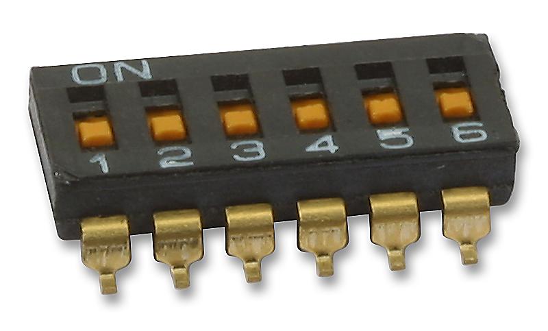 A6S-6102-H SWITCH, DIP, SMD, 6WAY OMRON