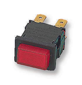 H8353ABBLK/RED SWITCH, DPST, RED ILLUM ARCOLECTRIC (BULGIN LIMITED)