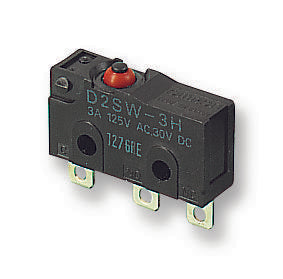 D2SW-P2L2M MICROSWITCH, SPDT, 0.1A, SIM ROLLER, OMRON