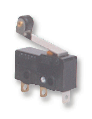 SS-01GL2-F MICROSWITCH, 0.1A, ROLLER, SPDT, SOLDER OMRON