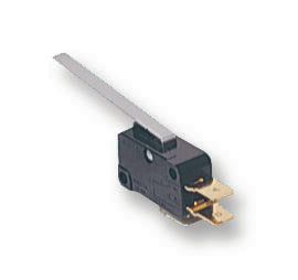 V-163-1C5 MICROSWITCH, 16A, LONG LEVER OMRON
