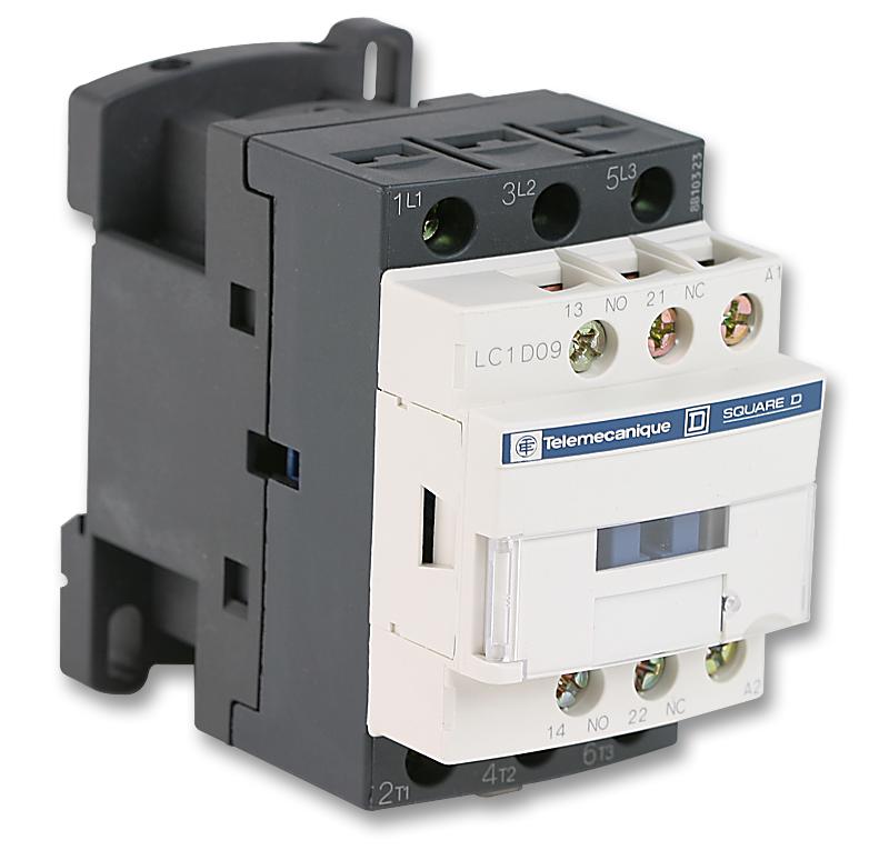 LC1D09V7 CONTACTOR, 4KW, 400VAC SCHNEIDER ELECTRIC