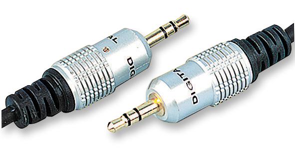 JR9504A/2M LEAD, HQ 3.5MM JACK PLG-PLG, 2M PRO SIGNAL