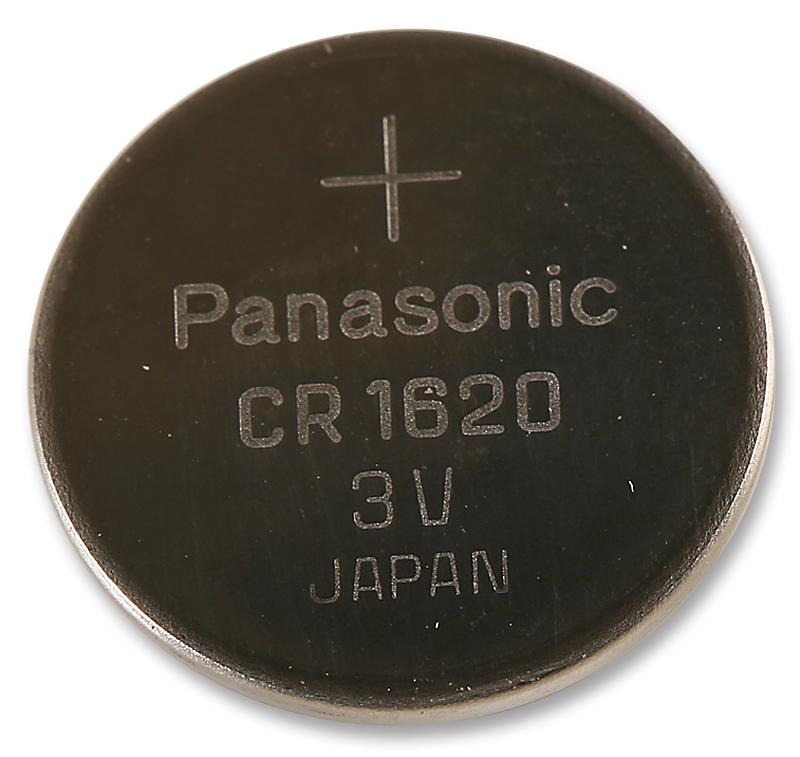 CR-1620/BN CELL, LITHIUM COIN, 75MAH PANASONIC