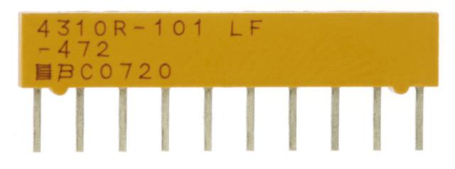 4309R-101-103LF RESISTOR NETWORK, 10KR BOURNS