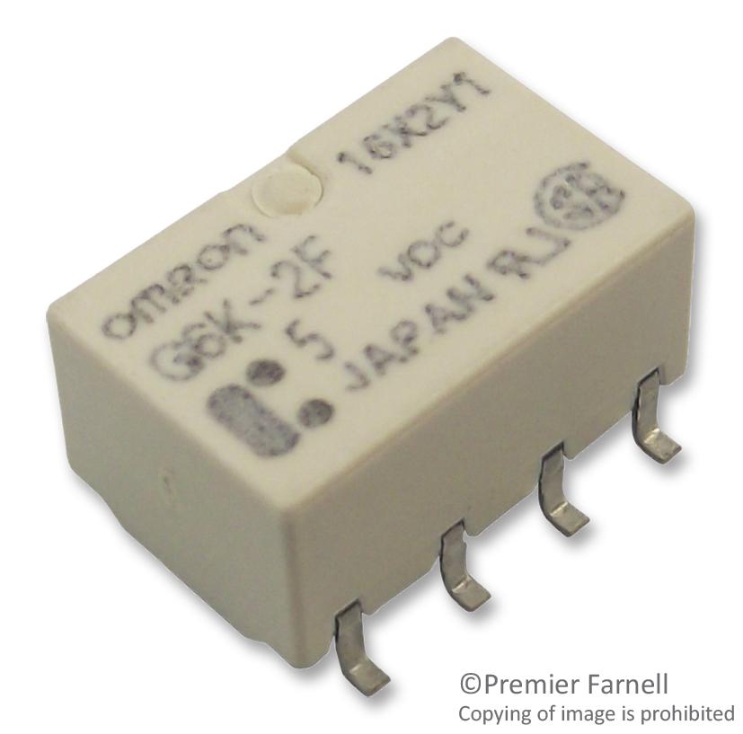 G6SK-2F-TR   DC5 SIGNAL RELAY, DPDT, 5VDC, 2A, SMD OMRON