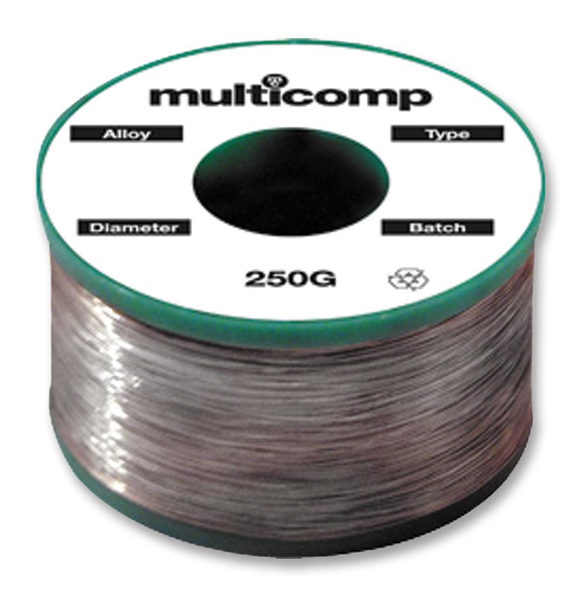 507-1290 SOLDER WIRE, LEAD FREE, 0.5MM, 250G MULTICOMP
