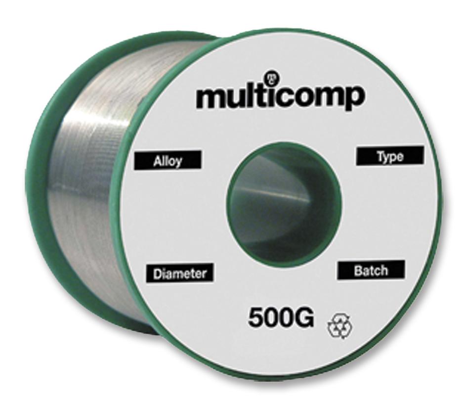507-1446 SOLDER WIRE, LEAD FREE, 1.2MM, 500G MULTICOMP