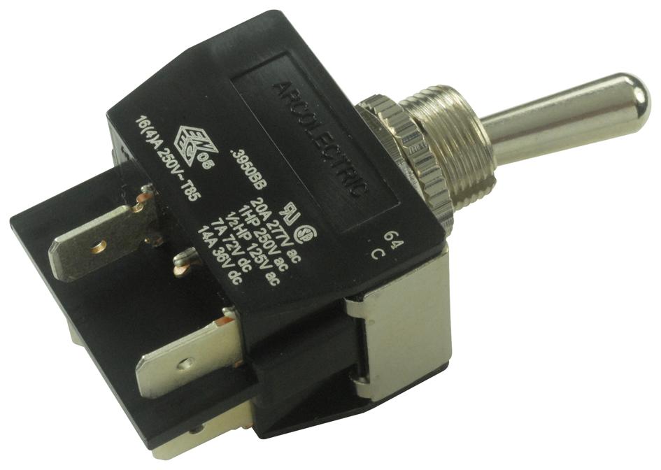 C3950BBAAA SWITCH, DPST, 16A, 250VAC ARCOLECTRIC (BULGIN LIMITED)
