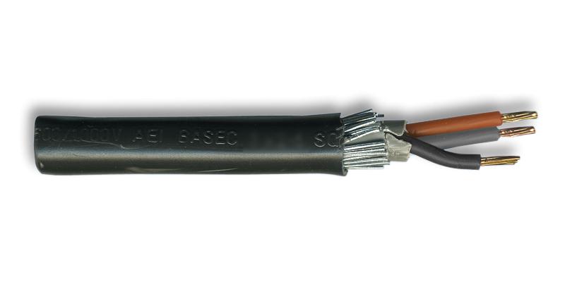 6943X2.5MM XLPE/SWA/PVC CABLE, SWA, PVC, 3CORE, 2.5MM, 50M PRO POWER