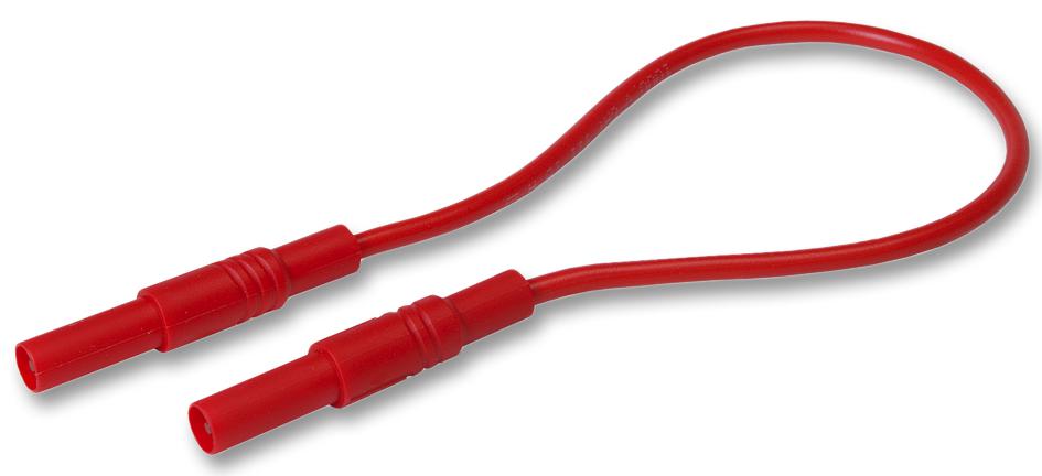 934073101 TEST LEAD, RED, 500MM, 1KV, 32A HIRSCHMANN TEST AND MEASUREMENT