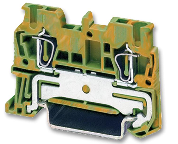 3031500 TERMINAL BLOCK, DIN RAIL, 2POS, 10AWG PHOENIX CONTACT