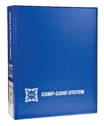 CCO-70 BINDER, COMP CARDS, A4 NOVA