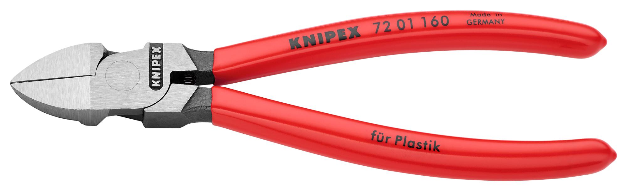 72 01 160 CUTTER, FOR PLASTIC, 160MM KNIPEX