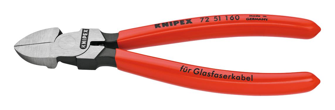 72 51 160 CUTTER, FOR FIBRE OPTIC, 160MM KNIPEX