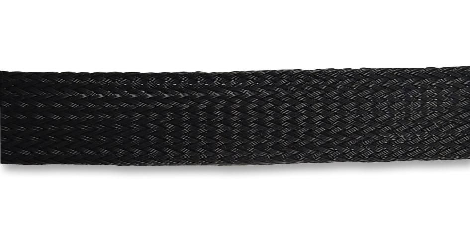 PP-15-0 SLEEVING, BRAID, BLACK, 50M PRO POWER