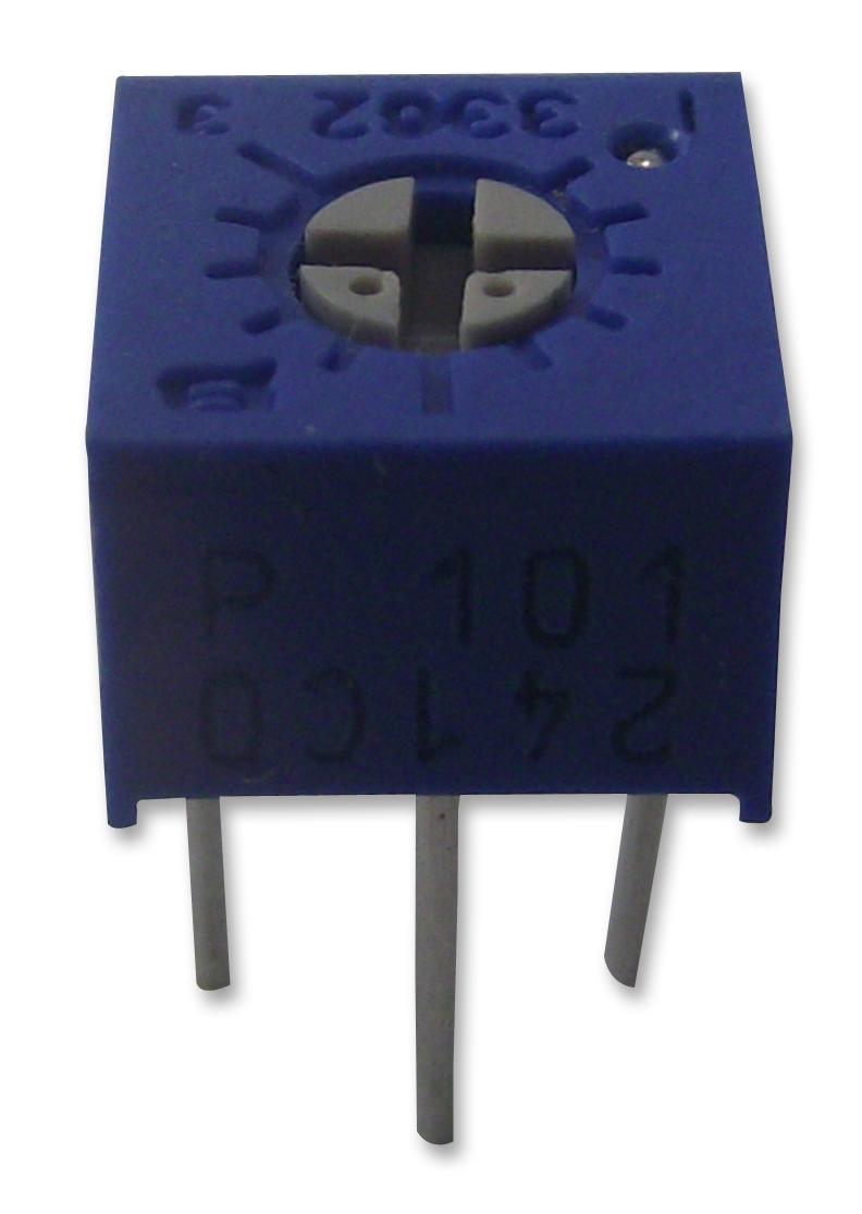 3386P-1-252LF TRIMMER, POT, 2.5KOHM, 10%, 1TURN, TH BOURNS