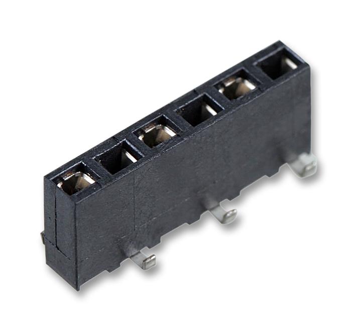 1241152-5 CONNECTOR, RCPT, 5POS, 1ROW, 2.54MM AMP - TE CONNECTIVITY