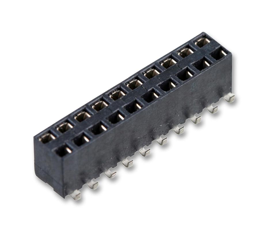 1-969973-0 CONNECTOR, RCPT, 20POS, 2ROW, 2.54MM AMP - TE CONNECTIVITY