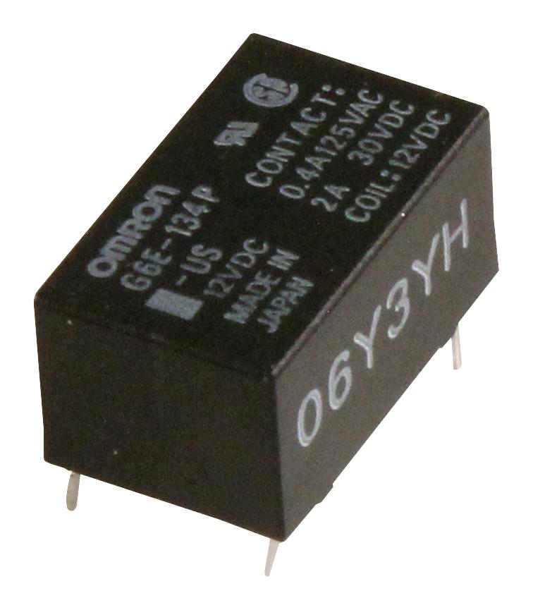 G6E-134P-US  DC12 RELAY, SIGNAL, SPDT, 30VDC, 2A OMRON