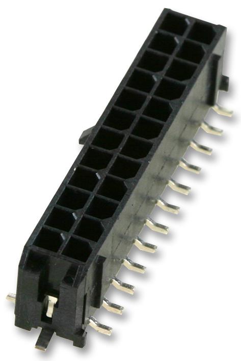 43045-2418 . CONNECTOR, HEADER, 24POS, 2ROW, 3MM MOLEX