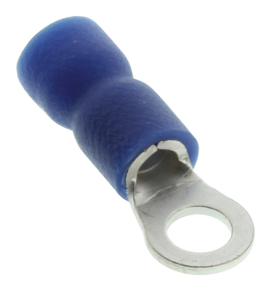 RVES2-3.7 CRIMP TERMINAL, RING, 3.7MM, BLUE, PK100 MULTICOMP PRO