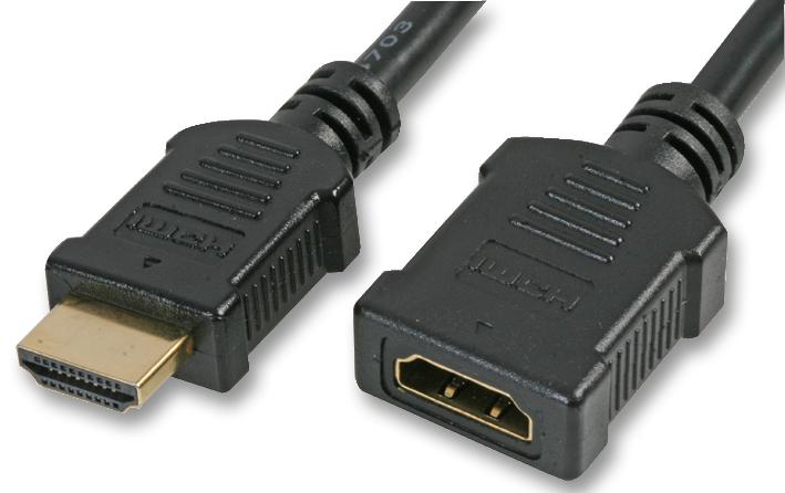PSG03662 HDMI SKT TO PLUG LEAD, GOLD, 2M PRO SIGNAL