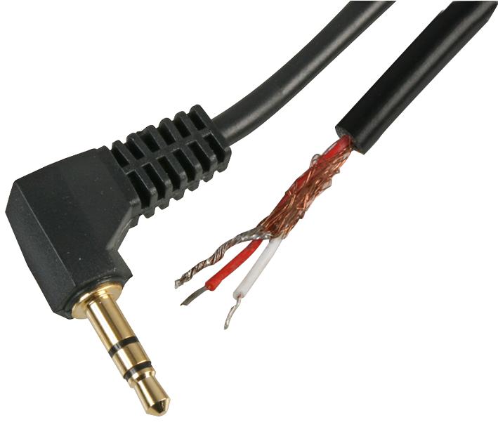 PSG03700 3.5MM 3P JACK TO BARE ENDS, 2M PRO SIGNAL